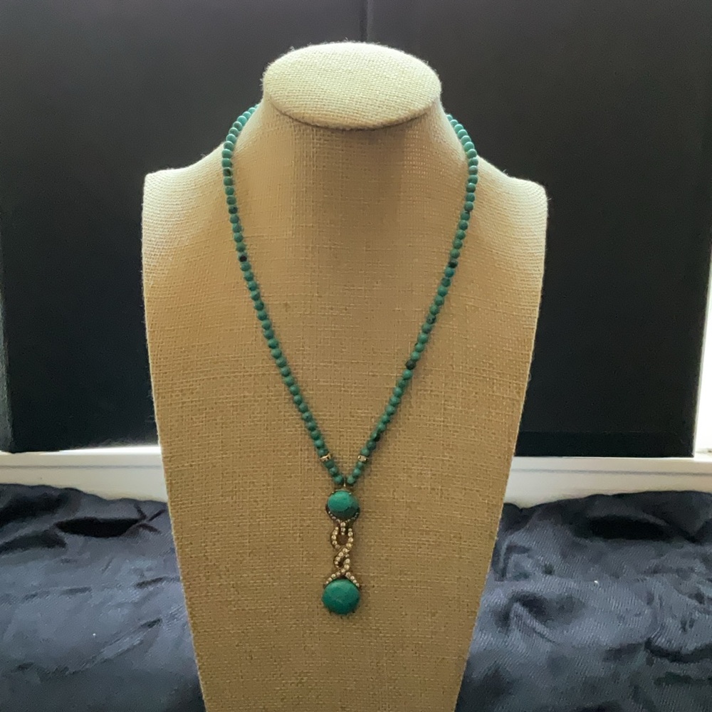 Ciner Vintage Signed Elegant Turquoise Necklace